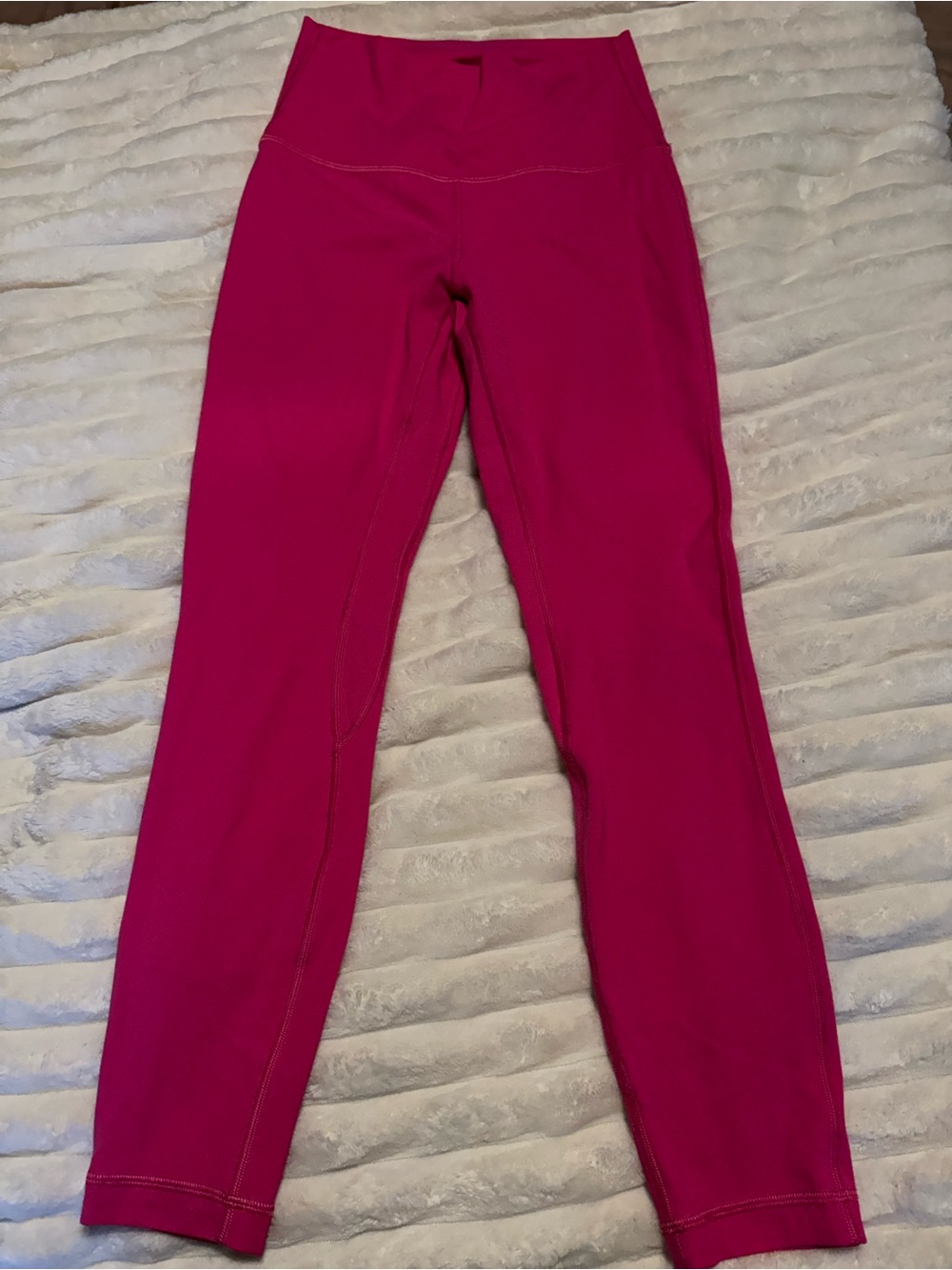 Lulu Lemon Bright Magenta High-Rise Workout Leggings